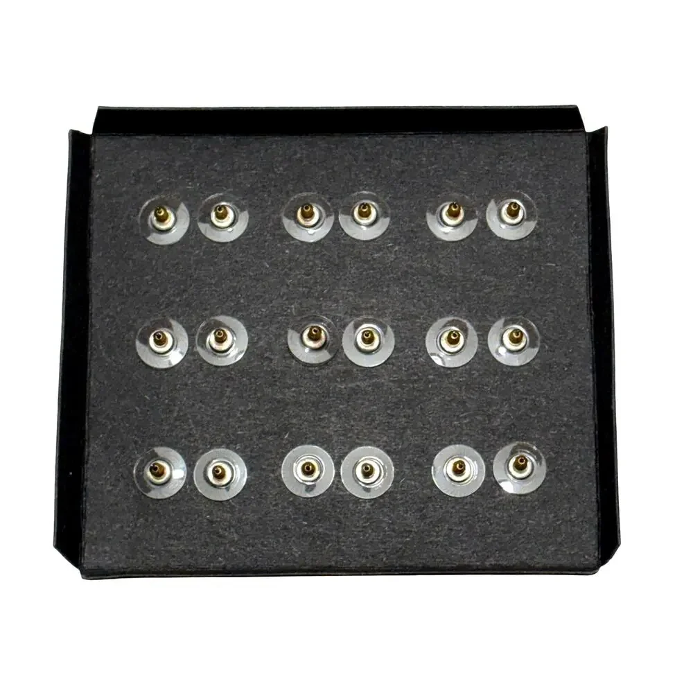 KJL by Kenneth J Lane Pearl Stud Post Earrings in Multiple Colors 9 Pairs NWT - Picture 2 of 5